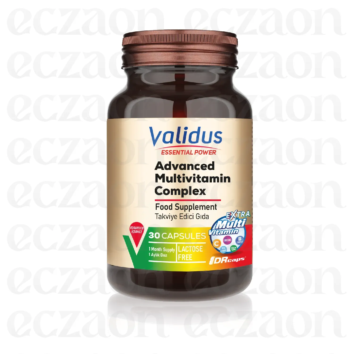 Advanced Multivitamin Complex 30 Capsules (Drcaps)