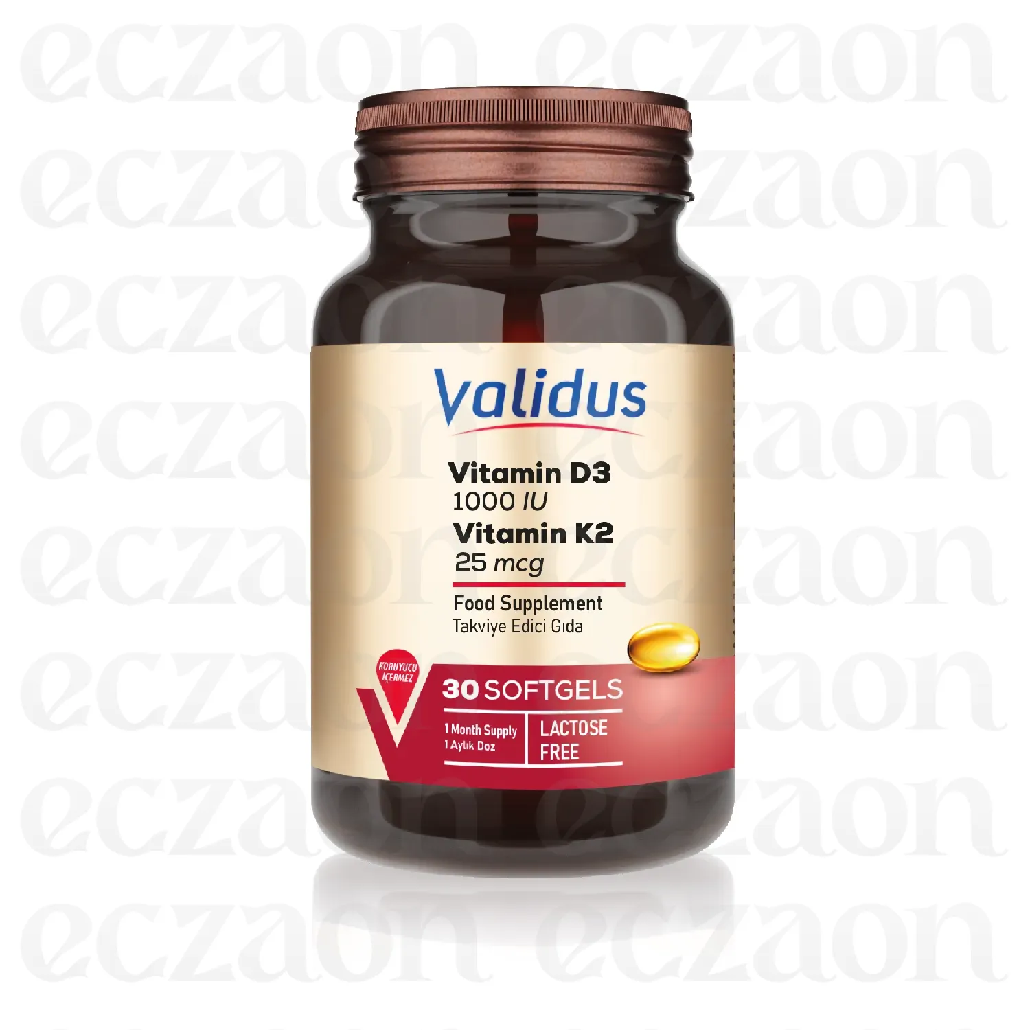 Vitamin D3 + Vitamin K2 30 Softgel