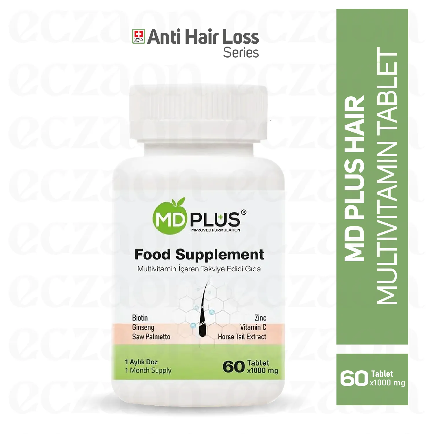 Md-Plus Hair Multivitamin 60 Tablet