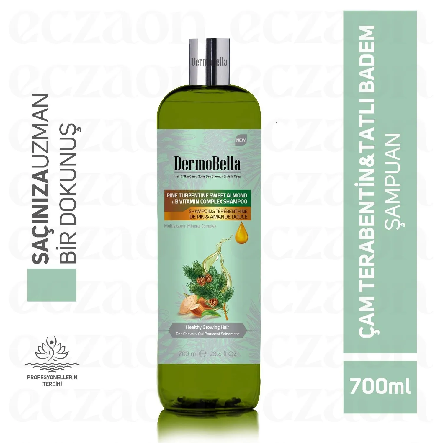 Pine Turpentine Sweet Almond + Bvitamin Complex Shampoo 700Ml