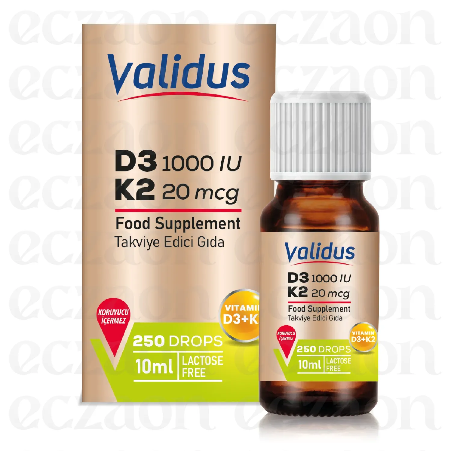 Vitamin D3 + Vitamin K2 Drops 10 ml