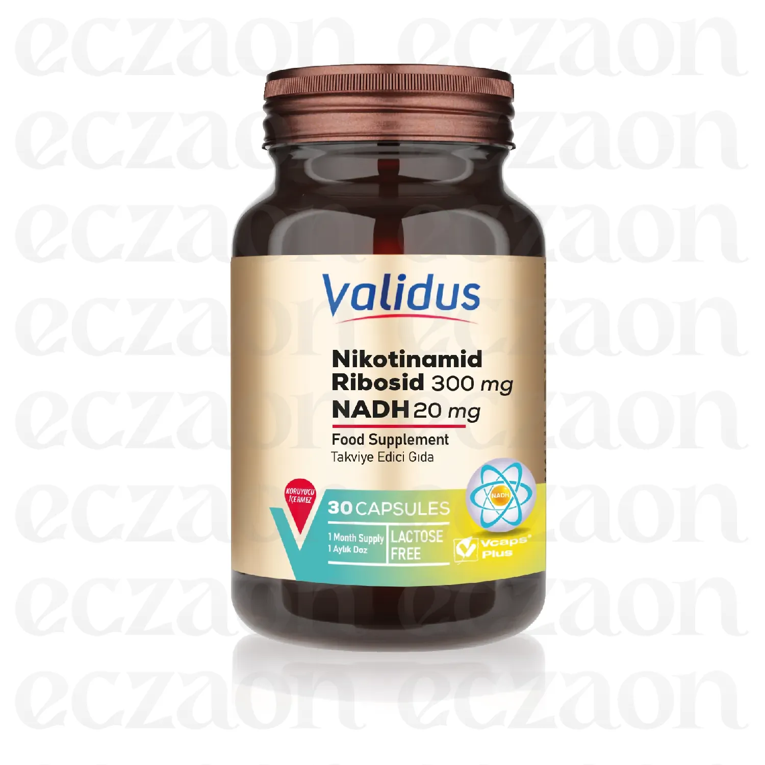 Nikotinamid Ribosid 300 mg + NADH 20 mg 30 Capsules