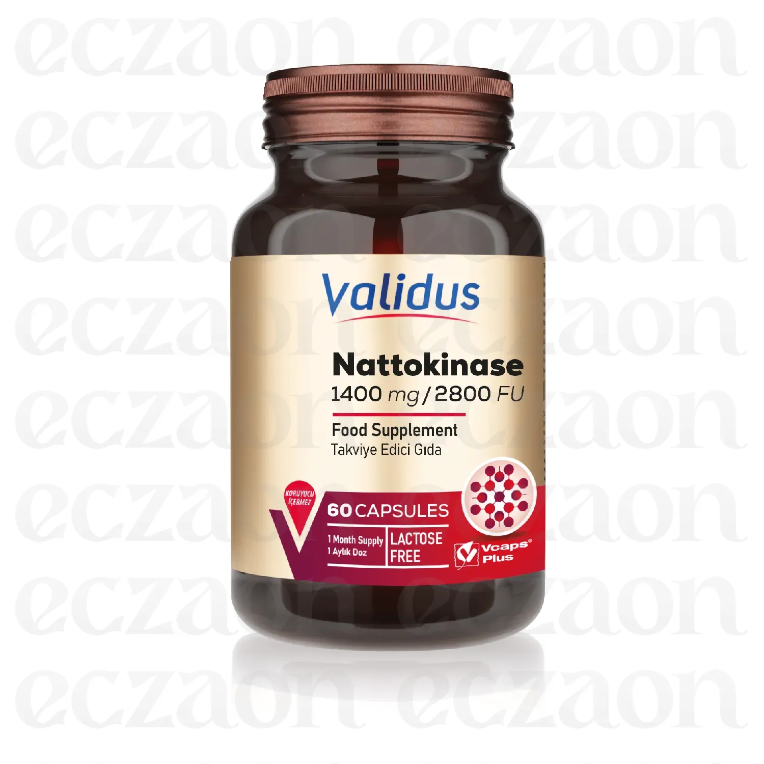 Nattokinase 1400 mg / 2800 FU 60 Capsules