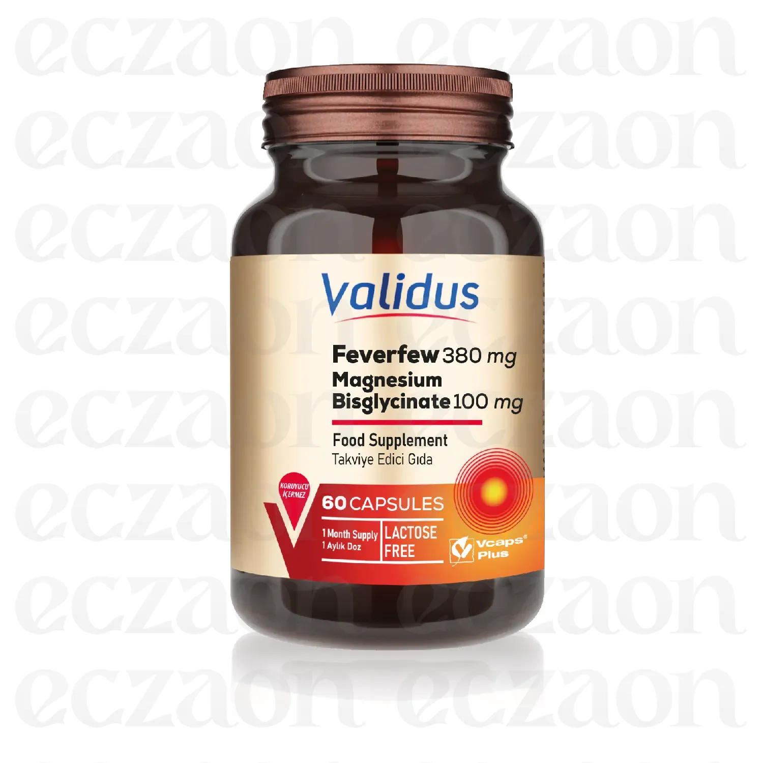 Feverfew 380 mg 60 Capsules (Vcaps)