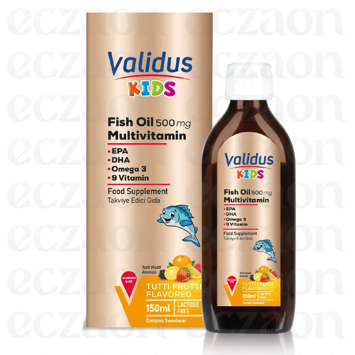 Kids Fish Oil + Multivitamin 150 ml Syrup