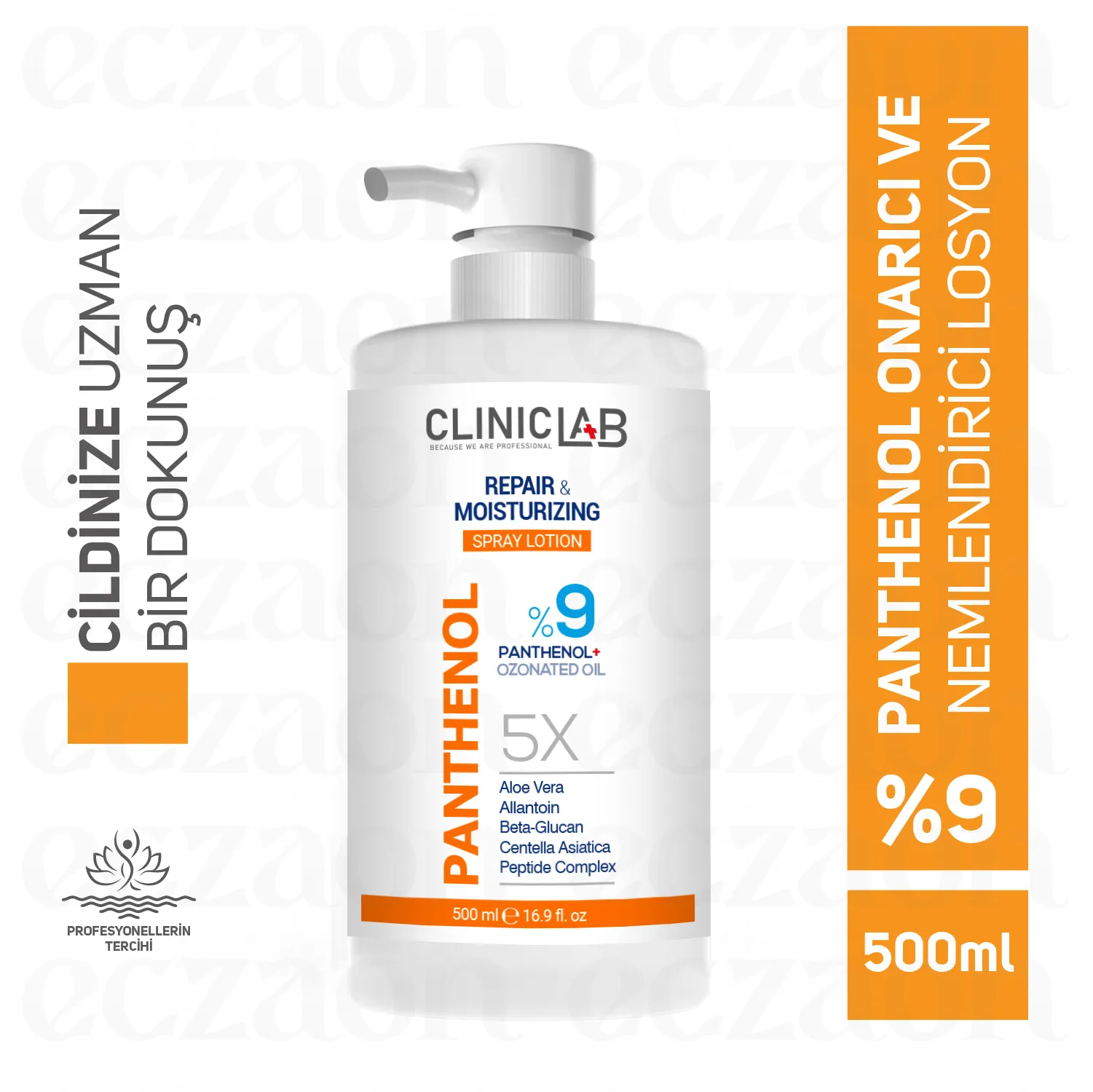 Panthenol %9 Repair And Moisturizing Lotion 500 mL